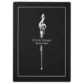 Melding witwasgoed, zwart klasje klembord (Achterkant)