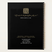 Melding witwasgoed, zwart klasje planner (Achterkant)