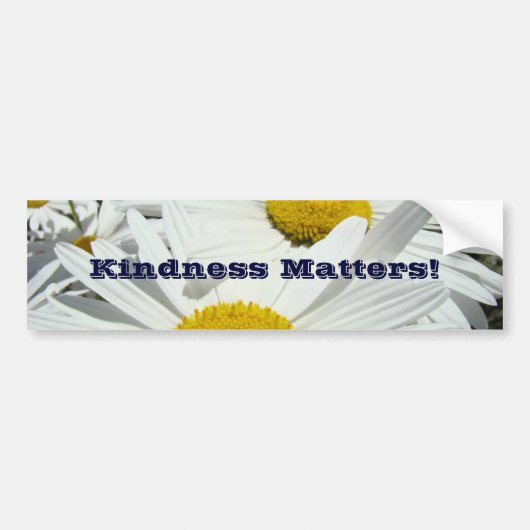 Meldingen bumperstickers Madeliefjes (Voorkant)