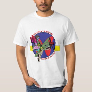 Meldingen in het vliegtuig: tijgernymferen t-shirt
