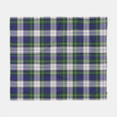 Meldrum Gordon Dress Plaid Fleece Deken (Voorkant (Horizontaal))