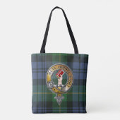 Meldrum Tartan & Badge Tote Bag (Achterkant)