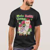 Mele Kaliki Llama Kalikimaka Hawaiian Kerstmis Li T-shirt (Voorkant)