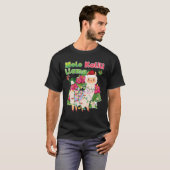 Mele Kaliki Llama Kalikimaka Hawaiian Kerstmis Li T-shirt (Voorkant volledig)