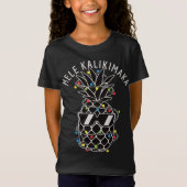Mele Kalikima Ananas Kerstverlichting Kerstmis gez T-shirt (Voorkant)