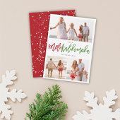 Mele Kalikimaka 3 Foto Collage Moderne Kerstmis Feestdagenkaart