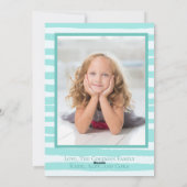 Mele Kalikimaka | 4 Blauwgroen kerstfeest Feestdagenkaart (Achterkant)