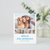 Mele Kalikimaka 7 Fotocollage Kerstmis Feestdagenkaart (Staand voorkant)