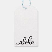 Mele Kalikimaka Aloha Cadeau Labels Cadeaulabel (Achterkant)