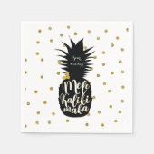 Mele Kalikimaka Ananas Kerstfeest Servetten (Voorkant)