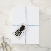 Mele Kalikimaka Ananas Kerstmis Aangepaste Feestda Cadeaulabel (Met Touw)