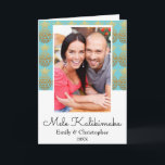 Mele Kalikimaka Ananas Kerstmis Fotokaart Feestdagen Kaart<br><div class="desc">Mele Kalikimaka Faux Folie Gold en Aqua Blue Pineapple Christmas Aqua Blue Photo Card. Deze Hawaiiaanse kerstkaart is ideaal voor een Kaart met een tropisch familiekerstdiner.</div>