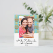 Mele Kalikimaka Ananas Kerstmis Fotokaart Feestdagenkaart (Staand voorkant)