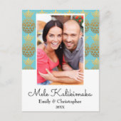 Mele Kalikimaka Ananas Kerstmis Fotokaart Feestdagenkaart (Voorkant)