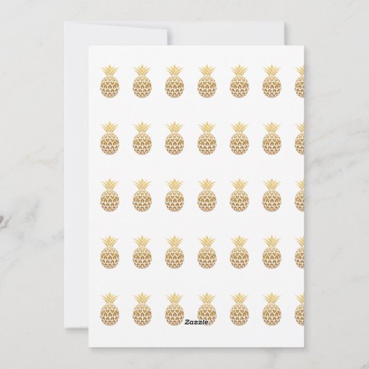 Mele Kalikimaka Ananas Kerstmis Fotokaart Feestdagenkaart (Achterkant)