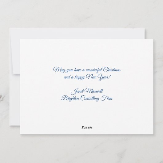 Mele Kalikimaka Beach Sunset Company Kerstmis Feestdagenkaart (Achterkant)