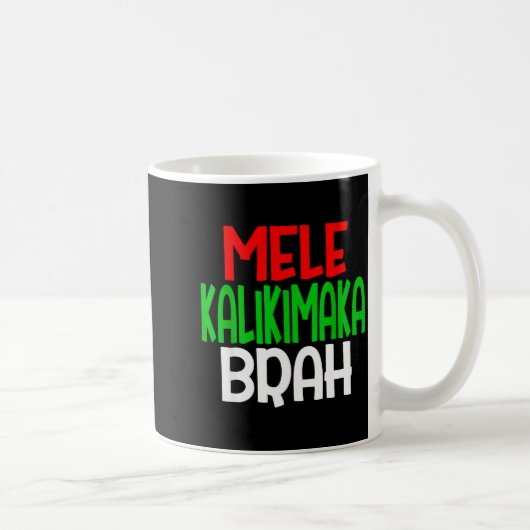 Mele Kalikimaka Brah - Funny Hawaiian Island Chris Koffiemok (Rechts)