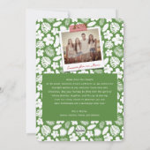 Mele Kalikimaka Brush 6 Fotocollage Feestdagenkaart (Achterkant)