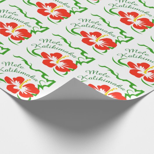 Mele Kalikimaka Cadeaupapier (Hoek)