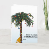 Mele Kalikimaka Card Feestdagen Kaart (Achterkant)
