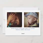 Mele Kalikimaka Chic Typography Simple Beach foto Feestdagenkaart (Achterkant)