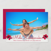 Mele Kalikimaka Christmas Kaarten (Voorkant / Achterkant)