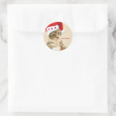 Mele Kalikimaka Classic Round Sticker (Tas)