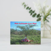 Mele Kalikimaka de Island Way Briefkaart (Staand voorkant)