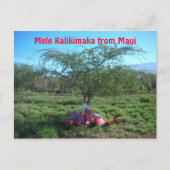 Mele Kalikimaka de Island Way Briefkaart (Voorkant)