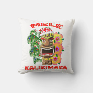 Mele Kalikimaka de Kerstman Tiki Kussen