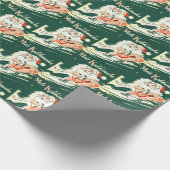 Mele Kalikimaka een zeer prettige kerstinslag Cadeaupapier (Hoek)