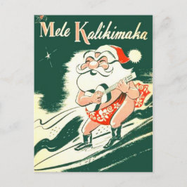 Mele Kalikimaka Een zeer vrolijk kerst Briefkaart