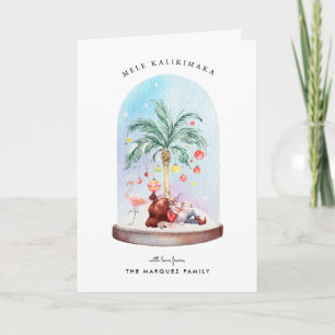 Mele Kalikimaka Eiland Kerstkaart Feestdagen Kaart