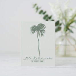 Mele Kalikimaka Elegant Hawaiian Kerstmis Briefkaart