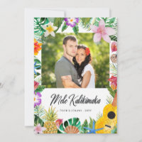 Mele Kalikimaka Elegant Island Groeten Foto