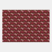 Mele Kalikimaka en Hawaiian Santas inpakpapier (Voorkant 2)