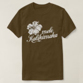 Mele Kalikimaka Essential TShirt (Design voorkant)