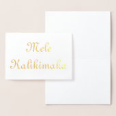 Mele Kalikimaka Folie Kaarten (Display)