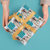 Mele Kalikimaka Foto Collage Cadeaupapier