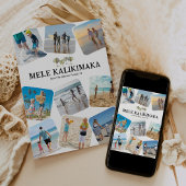 Mele Kalikimaka Foto Collage Feestdagenkaart