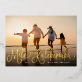 Mele Kalikimaka | Foto Hawaii Folie Feestdagenkaart (Voorkant)