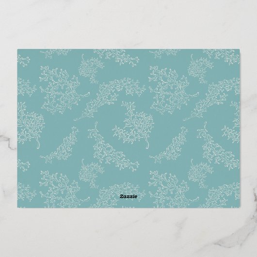 Mele Kalikimaka | Foto Hawaiian Folie Feestdagenkaart (Achterkant)