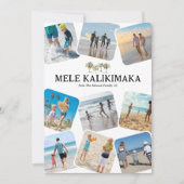 Mele Kalikimaka Fotocollage Feestdagenkaart (Voorkant)