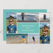 Mele Kalikimaka Fotocollage Kaart voor Kerstmis (Voorkant / Achterkant)