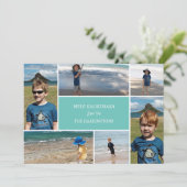 Mele Kalikimaka Fotocollage Kaart voor Kerstmis (Staand voorkant)