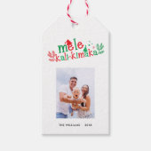 Mele Kalikimaka Fotokerstmis Cadeaulabel (Voorkant)