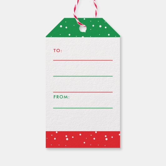 Mele Kalikimaka Fotokerstmis Cadeaulabel (Achterkant)