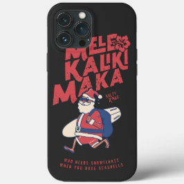 Mele Kalikimaka - Funny Santa Hawaiian Kerstmis Case-Mate iPhone Case
