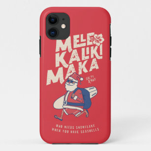 Mele Kalikimaka - Funny Santa Hawaiian Kerstmis Case-Mate iPhone Case