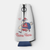 Mele Kalikimaka - Funny Santa Hawaiian Kerstmis Flesjeskoeler (Achterkant)